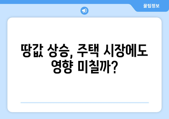 2024년 상반기 전국 땅값 0.99% 상승: 부동산 시장 회복 신호?