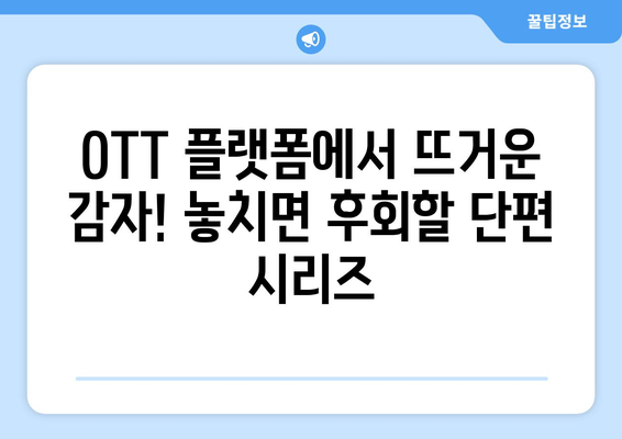 8월 OTT 플랫폼 화제의 단편 시리즈