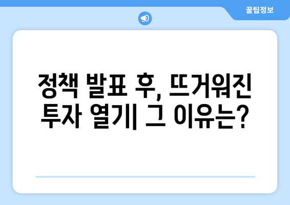 정부 부동산 정책 발표 후 투자 심리 변화: 신고가 현상의 배경