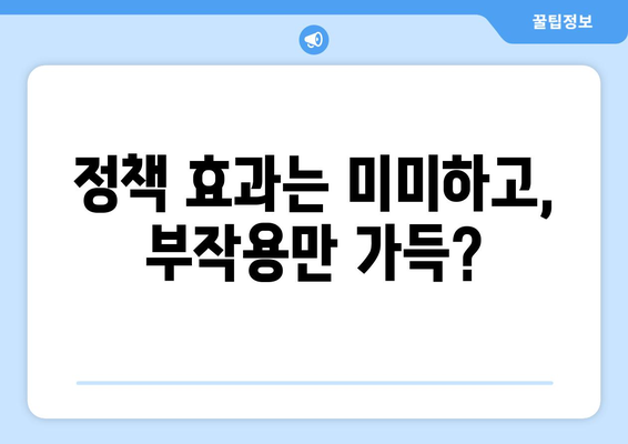 정부 부동산 정책과 시장의 괴리: 집값 상승의 원인 분석