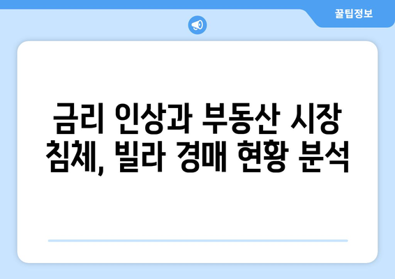 빌라 경매 물건 급증의 원인: 부동산 시장 불안정성 분석