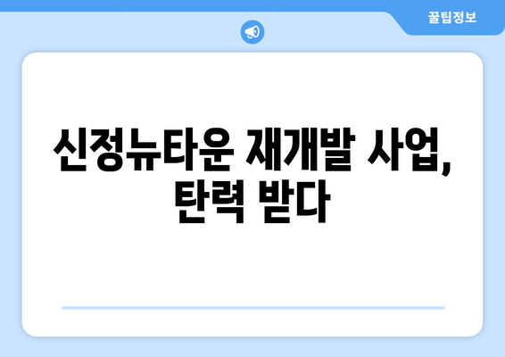 신정뉴타운 재개발 사업 