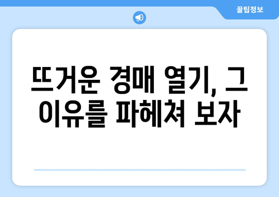 부동산 경매 시장 동향 - 낙찰가율 상승세 원인 분석