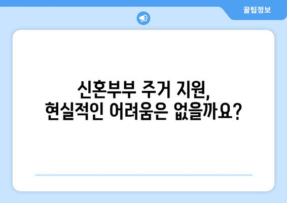 신혼부부 맞춤형 주거 솔루션: 정책의 다양성과 실질적 효과 분석