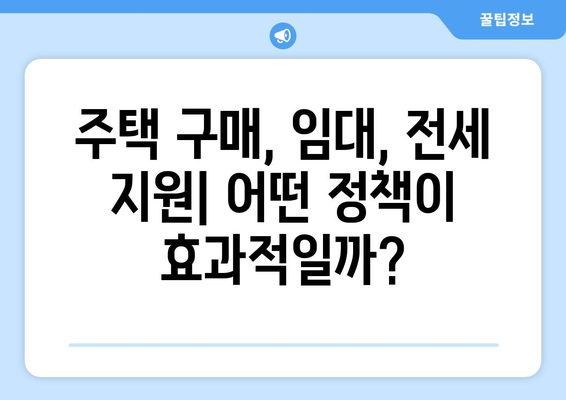 신혼부부 주거 지원 정책의 효과성: 데이터 기반 분석