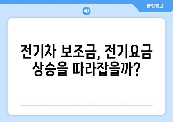 전기차 예약 취소, 전기요금 상승 우려가 원인