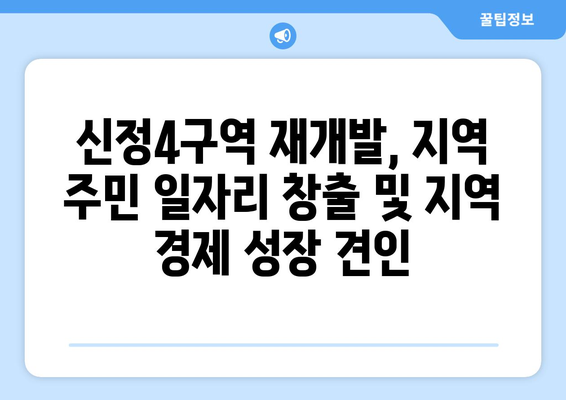 1713가구 대단지의 탄생: 신정4구역 재개발의 경제적 파급효과