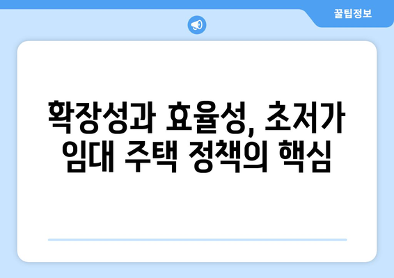 초저가 임대 주택 정책의 미래: 지속가능성과 확장성 검토