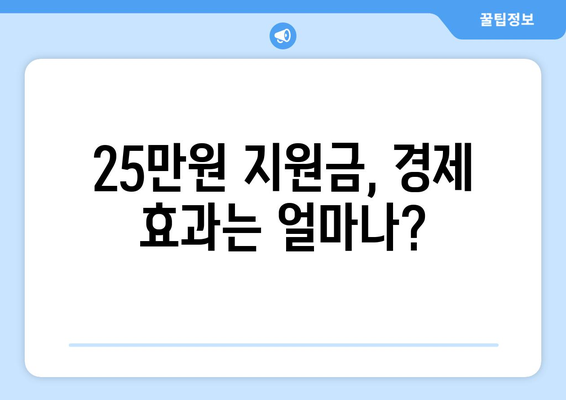 윤석열과의 차이: 이재명의 25만원 민생지원금 제안