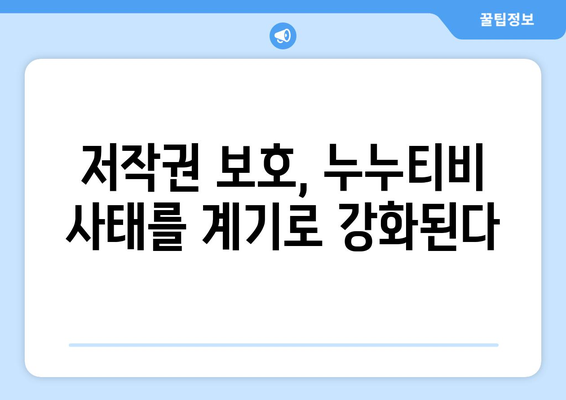 정부, 누누티비 재발 방지 불법정보 유통 차단 추진