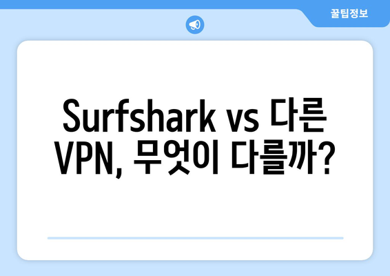 Surfshark와 안전한 VPN 순위 및 기능 알아보기