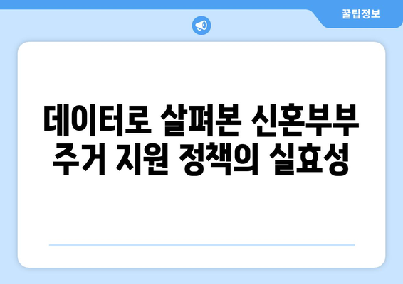 신혼부부 주거 지원 정책의 효과성: 데이터 기반 분석