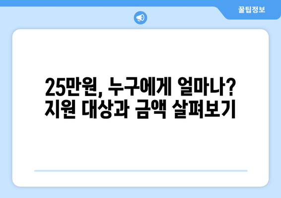 이재명의 국민당 25만원 지원금안