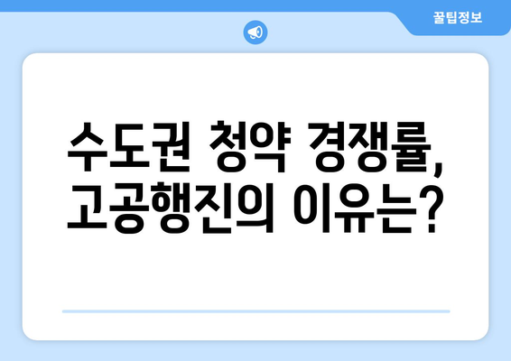 수도권 청약경쟁률 상승, 미달률 하락세 분석