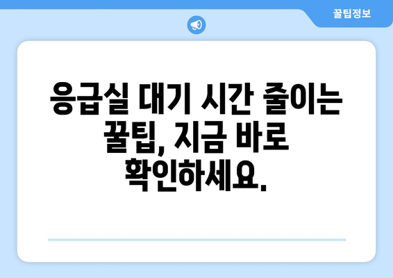 응급 상황에서 병원 찾기, 최신 뺑뺑이 방지법 정보 제공