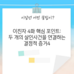 이친자 4화 핵심 포인트: 두 개의 살인사건을 연결하는 결정적 증거4