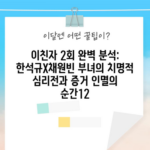 이친자 2회 완벽 분석: 한석규X채원빈 부녀의 치명적 심리전과 증거 인멸의 순간12