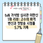 tvN 가석방 심사관 이한신 1화 리뷰: 고수의 파격 변신과 첫방송 시청률 5.7% 기록