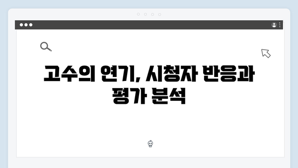 고수의 연기 변신 가석방 심사관 이한신 2화 총정리