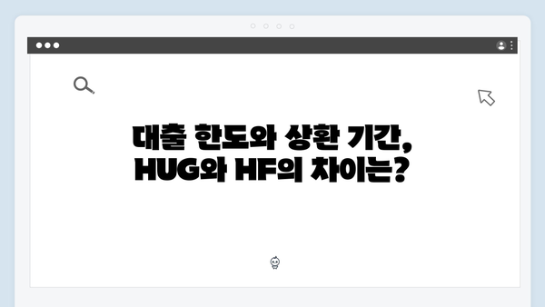 HUG vs HF 청년전세대출 비교분석 - 어떤 상품이 유리할까?