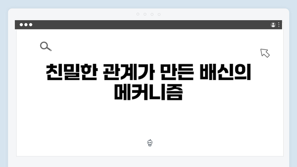 이토록 친밀한 배신자 7화 핵심 포인트: 세 건의 살인사건을 연결하는 결정적 증거