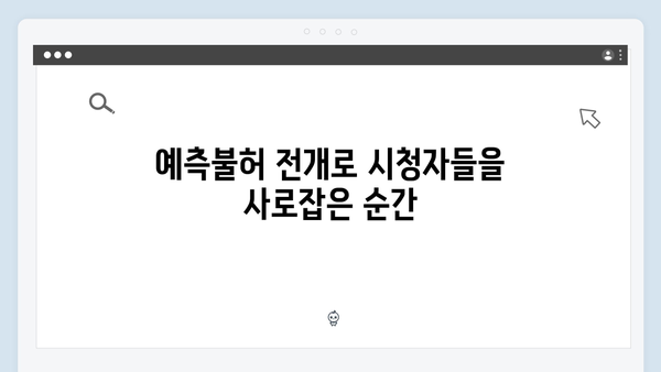 이토록 친밀한 배신자 3화 총정리: 예측불허 전개로 자체 최고 시청률 기록3