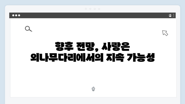 사랑은 외나무다리에서 1화 시청률 분석 - 동시간대 1위 달성