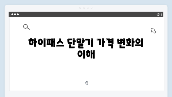 하이패스 단말기 구매시기 추천 가이드