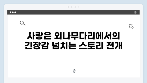 주지훈·정유미 케미 폭발! 사랑은 외나무다리에서 1화 리뷰