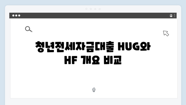[2024 총정리] 청년전세자금대출 HUG vs HF 완벽비교 가이드