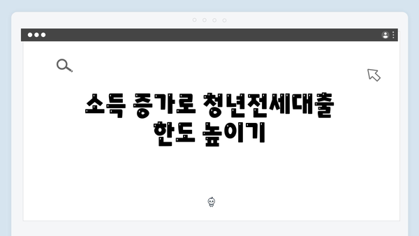 HUG/HF 청년전세대출 한도 극대화하는 방법