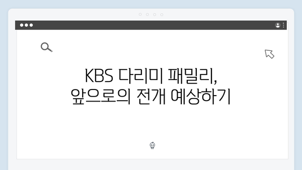 KBS 다리미 패밀리 3회 하이라이트 - 드라마의 새 역사