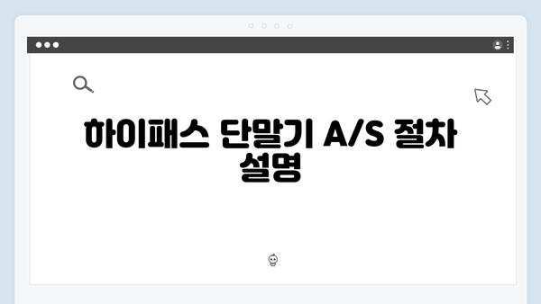 하이패스 단말기 A/S 센터 위치 총정리