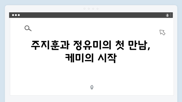 주지훈·정유미 케미 폭발! 사랑은 외나무다리에서 2화 분석