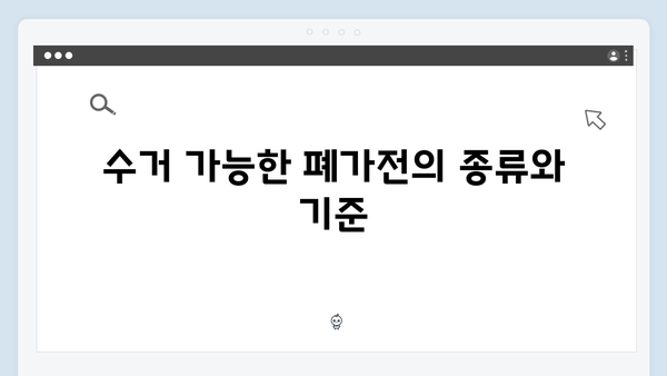 2024년 달라진 폐가전 수거 정책과 신청 방법