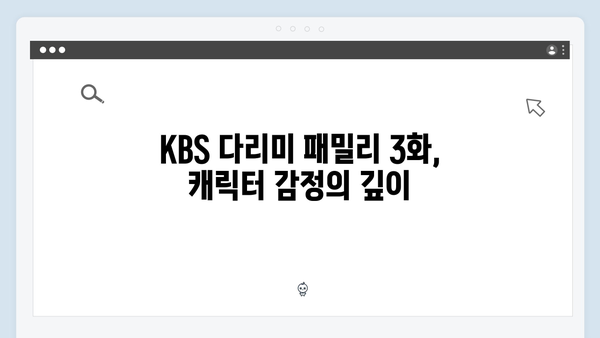 KBS 다리미 패밀리 3화 분석 - 시청자 사로잡은 연출력