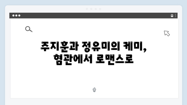 주지훈·정유미가 그리는 혐관 로맨스! 사랑은 외나무다리에서 2화 분석