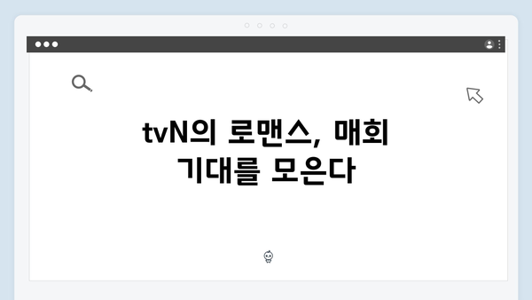 tvN 사랑은 외나무다리에서, 1화부터 터지는 로맨틱 코미디 매력