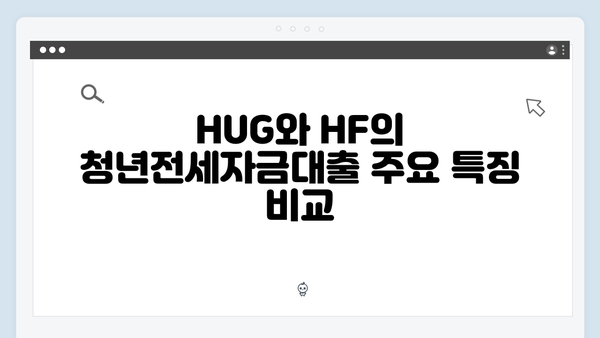 2024년 청년전세자금대출 총정리: HUG vs HF 비교 및 신청 방법