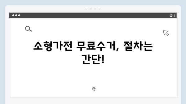 대형가전부터 소형가전까지, 폐가전 무료수거 완벽 정리
