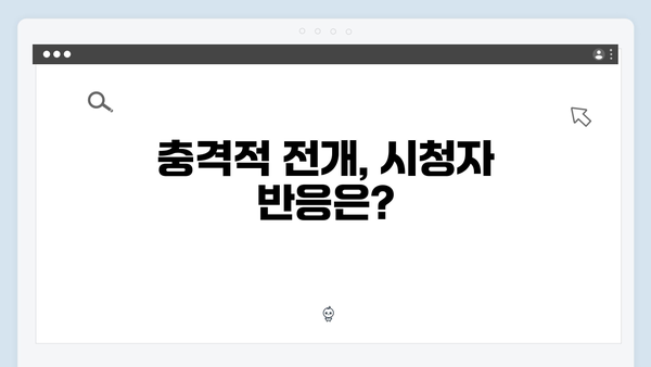 지옥에서 온 판사 2화 명장면 - 시청률 급상승 이끈 충격적 반전과 떡밥