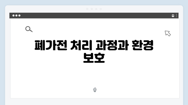 2024년 최신 폐가전 수거 서비스, 신청부터 완료까지