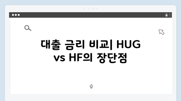 청년 주거지원 대출 완벽분석 - HUG vs HF 어떤 상품이 좋을까?