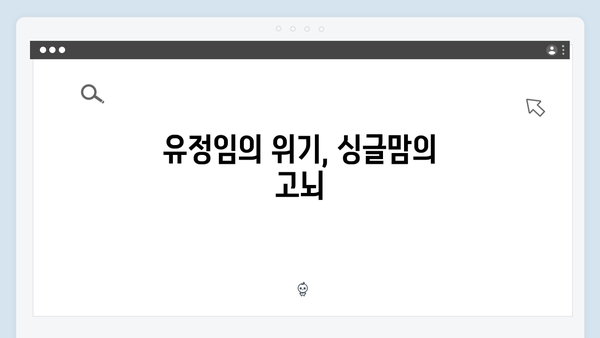 지옥에서 온 판사 6회 베스트컷 - 싱글맘 유정임의 위기와 새로운 사건