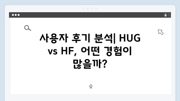 HUG vs HF 청년전세대출 비교분석 - 어떤 상품이 유리할까?