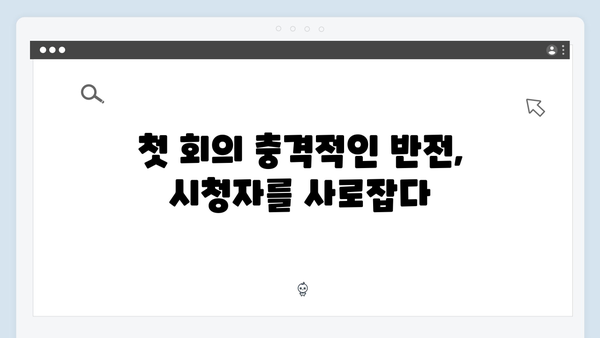 이토록 친밀한 배신자 1화 리뷰: 한석규X채원빈 부녀의 숨막히는 심리 스릴러 시작1