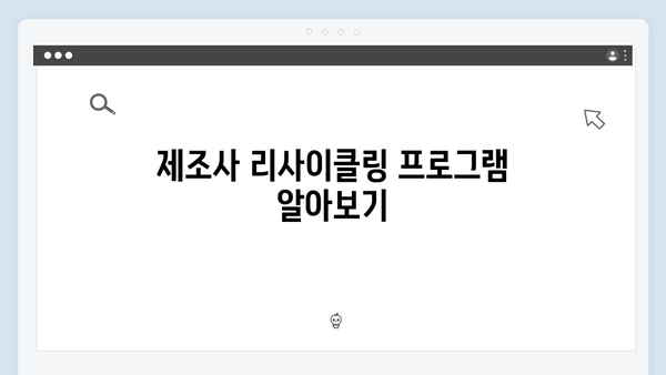 전자제품 폐기, 비용 없이 처리하는 방법