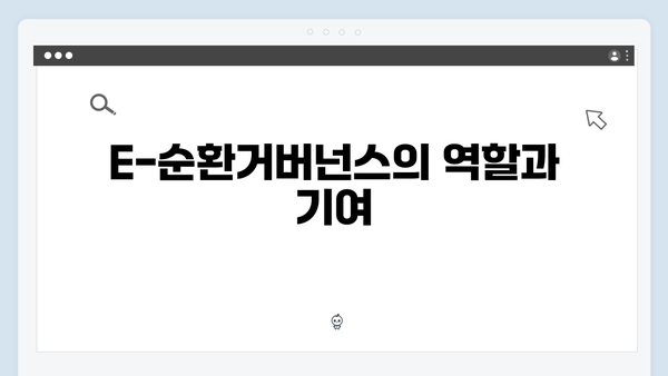 E-순환거버넌스와 함께하는 폐가전 무상 방문수거 서비스