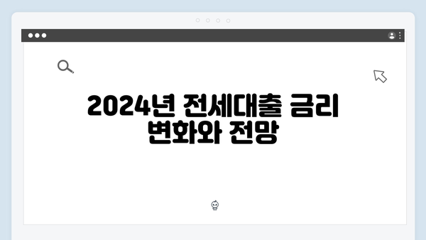 무주택청년 주목! 2024년 업데이트된 전세대출 조건 총정리