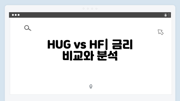 HUG vs HF 청년전세대출 비교분석! 내게 맞는 상품은?